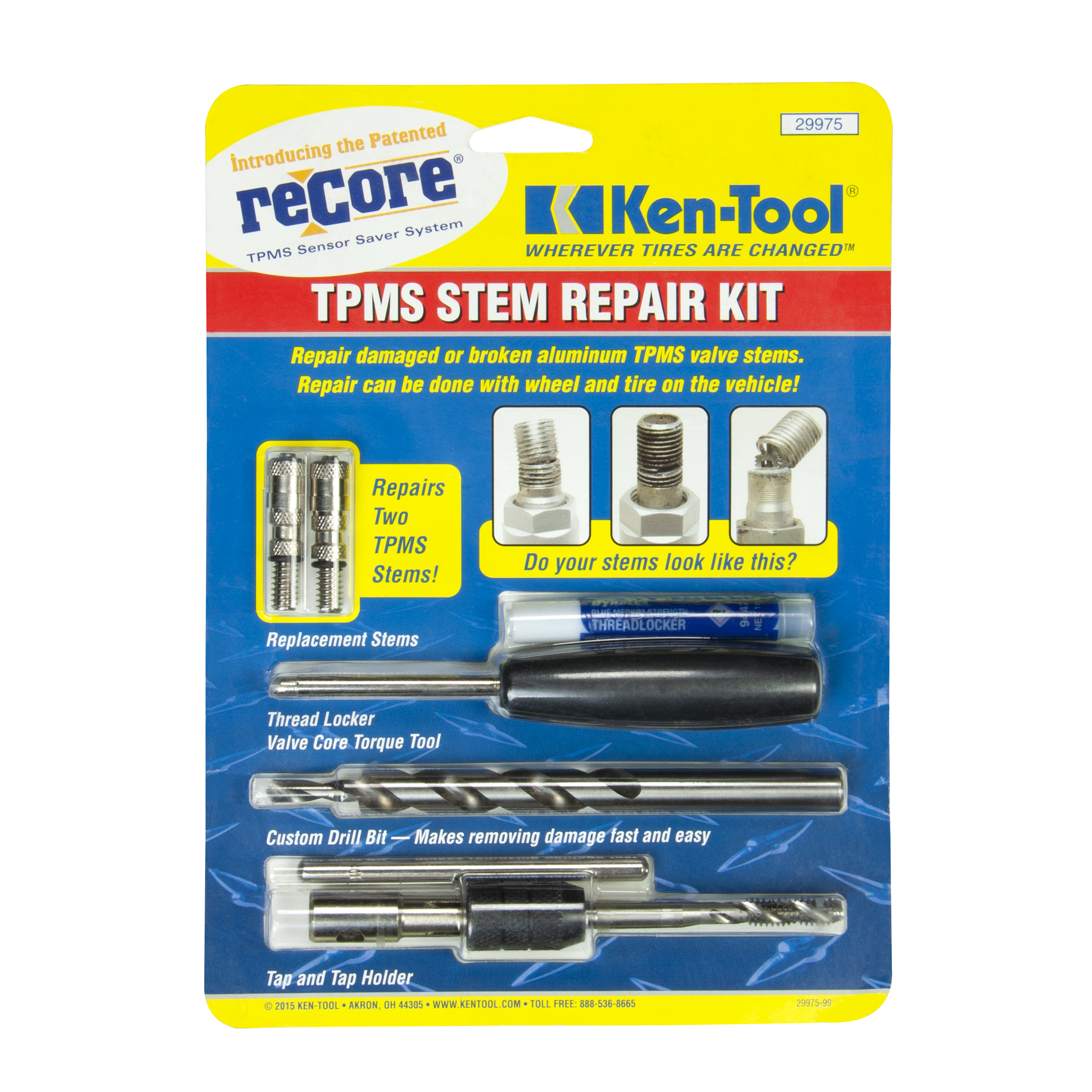 DIY reCore® TPMS Valve Stem Repair Kit – Ken-Tool